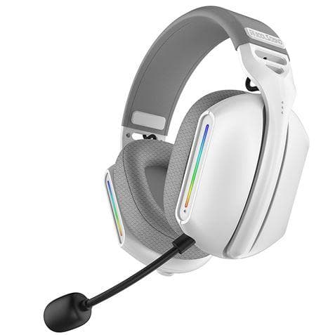 Coolsound G11 gamingheadset med RGB-belysning i vit