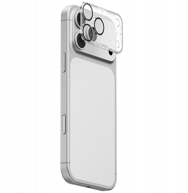 Skinarma magma full matte grå linsebeskyttelse til iPhone 17 Pro Max
