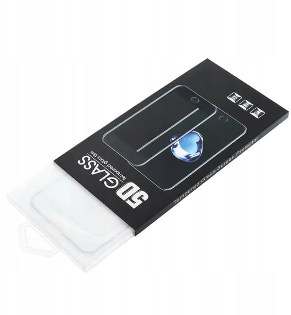 OEM 5D Full Glue Tempered Glass - Sort