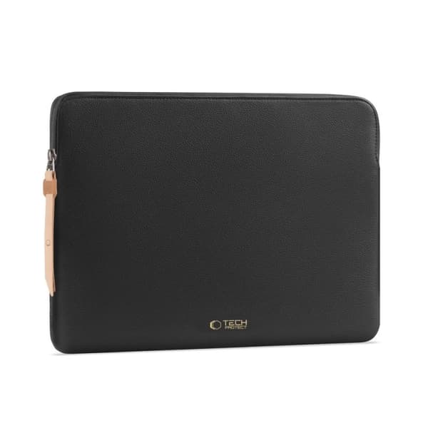 Tech-Protect fleece laptop sleeve sort 15-16 tommer