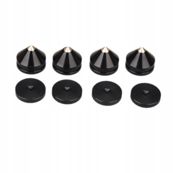 Mozos SPS-P04 kaiutintapit musta 4-pack