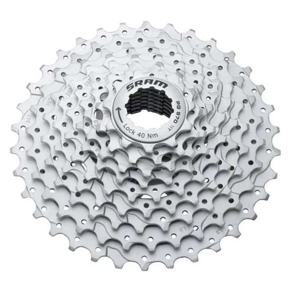 SRAM Sram PG-970 kassett 9 växlar argent