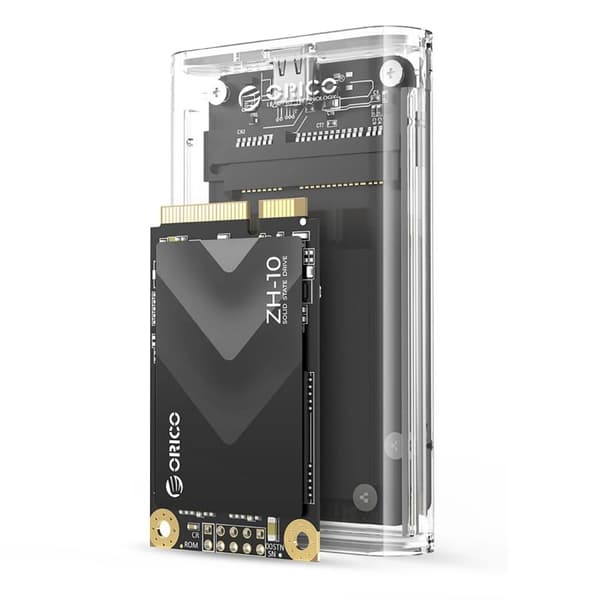Orico TC10-MS Läpinäkyvä mSATA USB-C Levyke 2TB