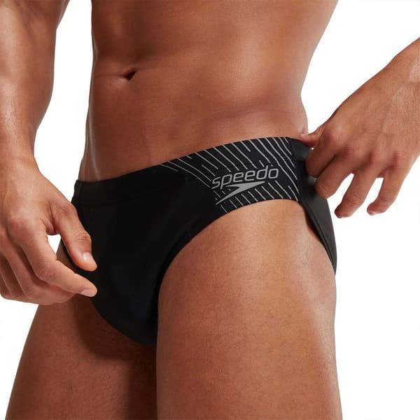Speedo Medley Logo 7cm Badetights Sort/Grå