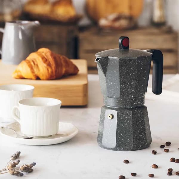 Monix Rock 12-kops kaffemaskine sort