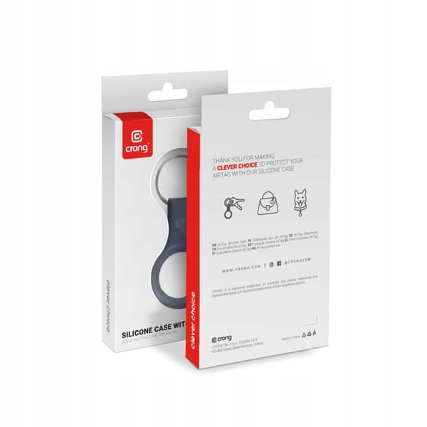 Crong silikonikotelo avaimenperällä Navy Blue