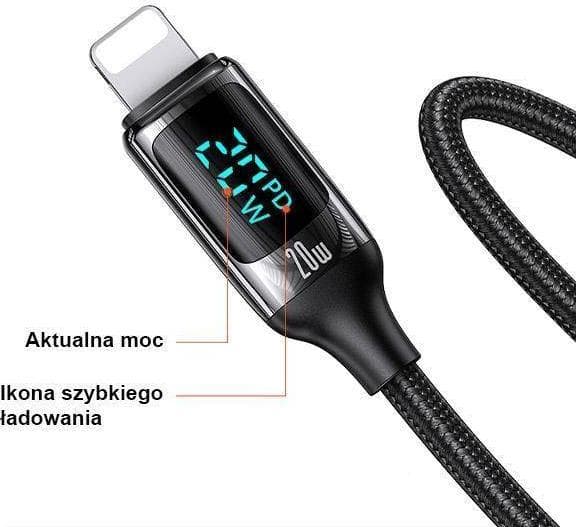 USAMS u78 USB-C til Lightning kabel 1,2m 20W