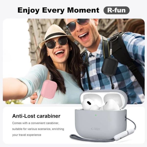 Tech-Protect silikonikotelo AirPods Pro 3 Caffe Latte