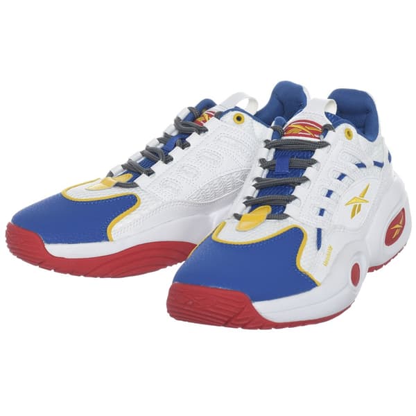 Reebok solution mid basketsko hvid/blå/rød