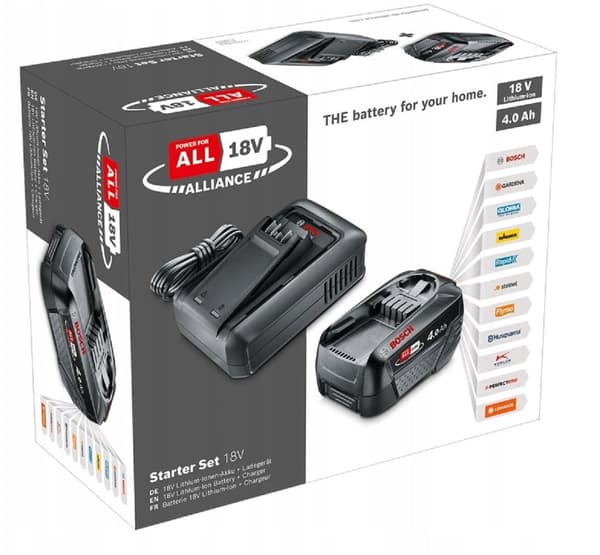 Bosch 1600A031T6 4.0Ah batteri og lader sæt