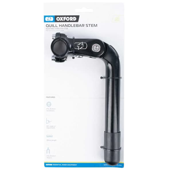OXC 25.4x90mm Silver justerbar cykelstyr
