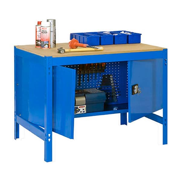 Simonrack bt0 cabinet 900 blå/træ
