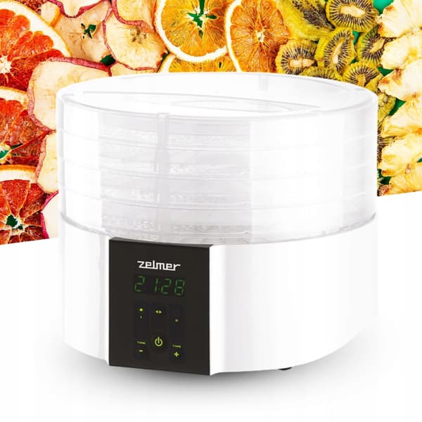 Zelmer ZFD2020 vit mat dehydrator 520W 4 brickor