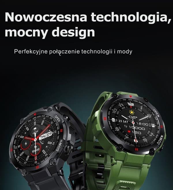 Gravity GT7-5 Smartwatch Rød