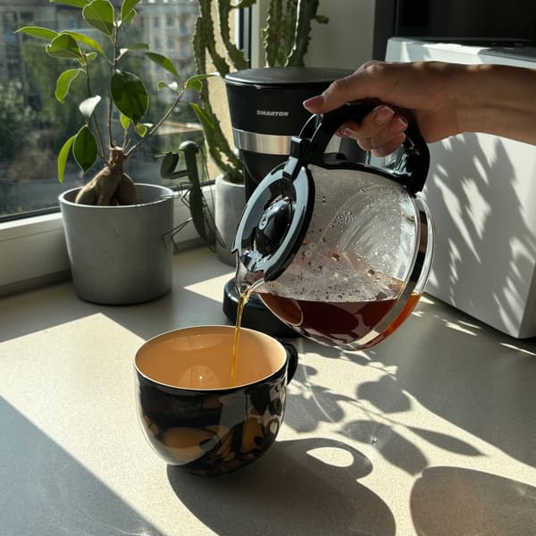 Smarton CE 300 kahvinkeitin 1,25L musta