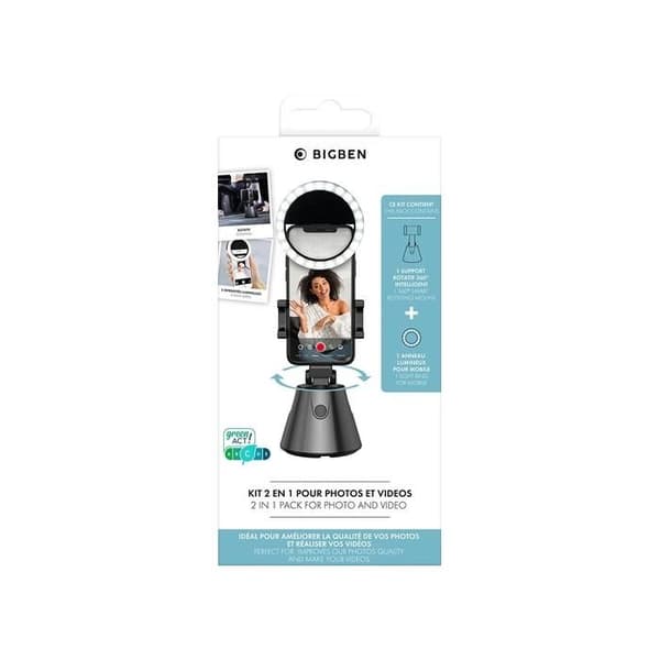 BigBen Connected bundstand360ringled vlogging kit LED-renkaalla