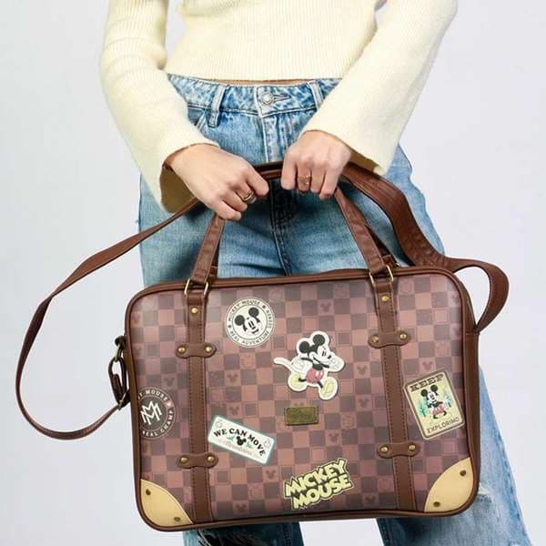 Disney mickey mouse journey laptoptaske brun