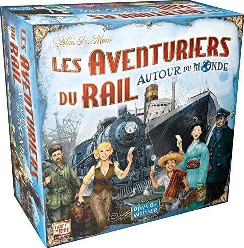 Asmodee Seikkailijat Rautateillä Maailman Ympäri sininen