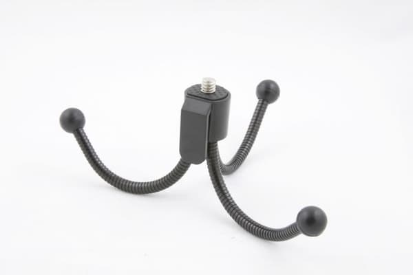 xrec 2575 mini flexibel stativ med GoPro-adapter 12 cm