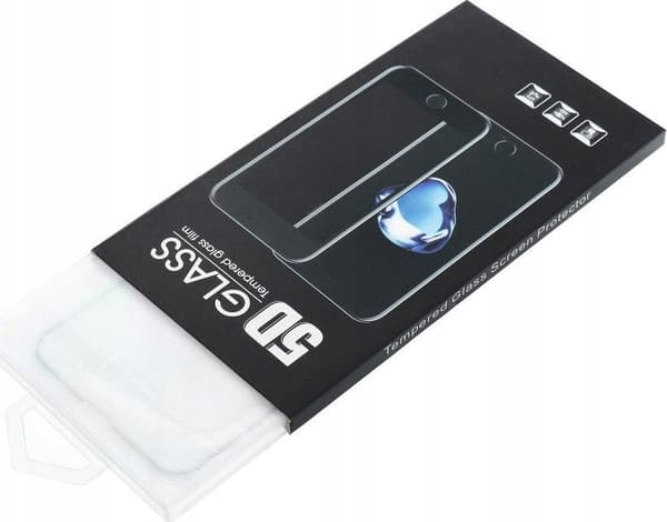 partner-telecom 5d full glue hærdet glas sort