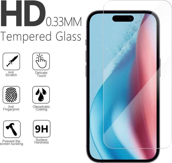 Telforceone 2.5d premium skærmbeskyttelse til Realme 12 Pro