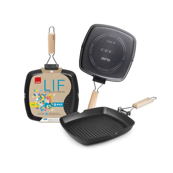 Ibili lif grillpande 24cm sølv