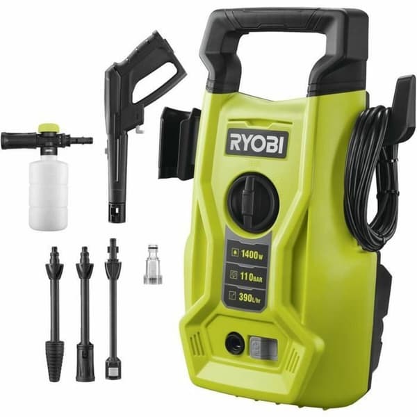 Ryobi ry110pwa højtryksrenser grøn