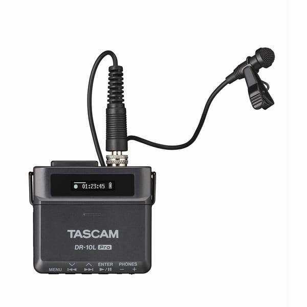 TASCAM DR-10L Pro digital ljudinspelare med 32-bitars floatteknik