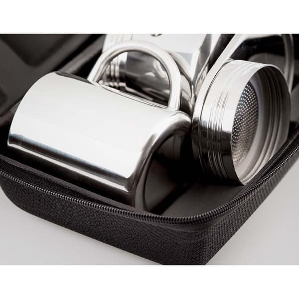 GSI Outdoors sæt 4 kop espresso maker i rustfrit stål, 0.28 liter