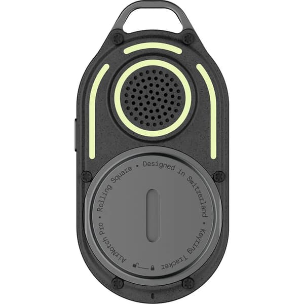 rollingsquare airnotch pro Bluetooth Tracker musta