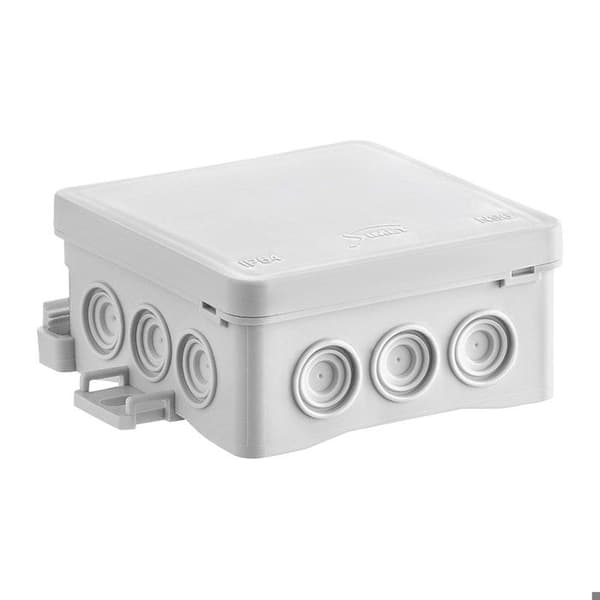 Simet NS6 FASTBOX installationsboks 85x85x40mm grå