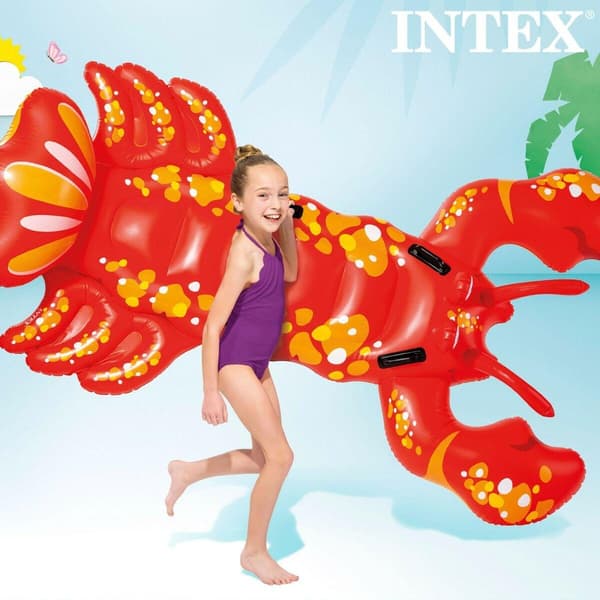 Intex Ilmapatja rapu punainen ja keltainen
