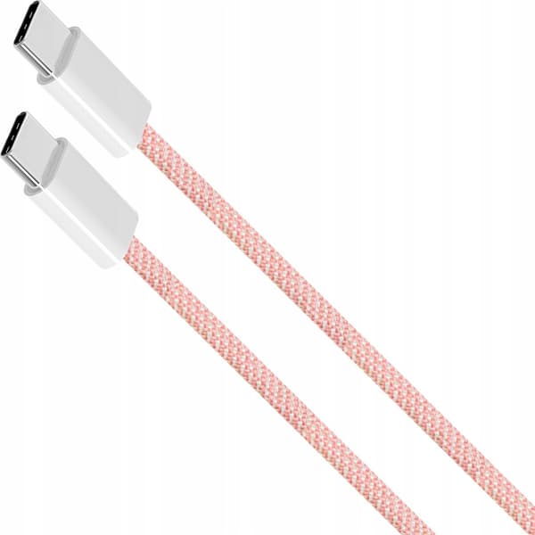 Kruger&Matz USB-C-kaapeli 1 m vaaleanpunainen