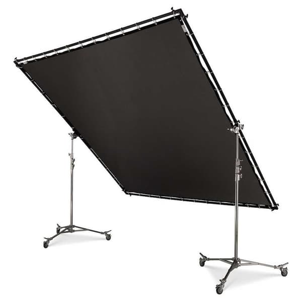 Avenger Photo Double Black Fabric Studio Background 12x12 Cm