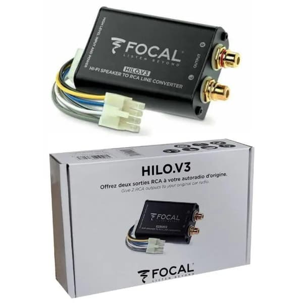 Focal Hi-Lo Audio Adapter V3 Low-High Impedance Converter Compact