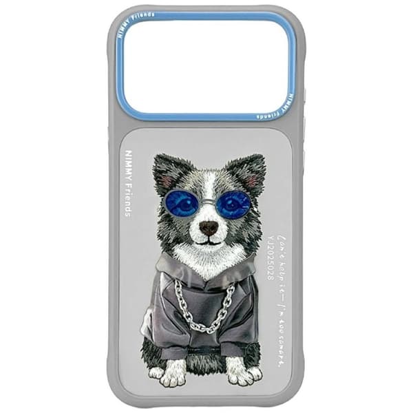 Nimmy glasses cool dog harmaa