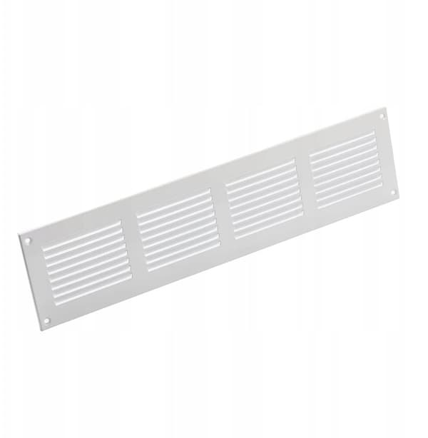 europlast MR4010 ventilationsgitter hvid 400x100mm