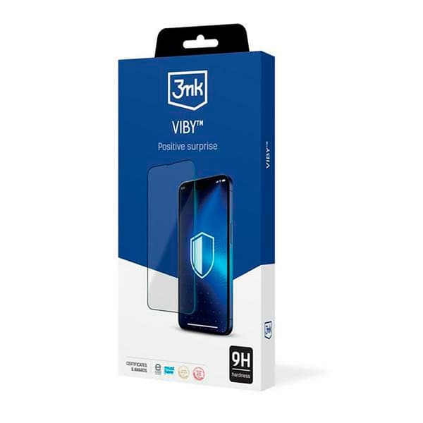 3MK VibyGlass skydd för iPhone 15 Pro Max, transparent