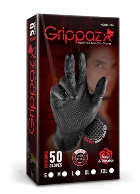 Avo Gants Grippaz Nitril Sort, Størrelse 11 (XXL)