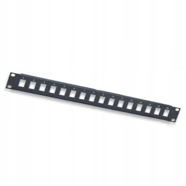 Intellinet 16-port patch panel svart