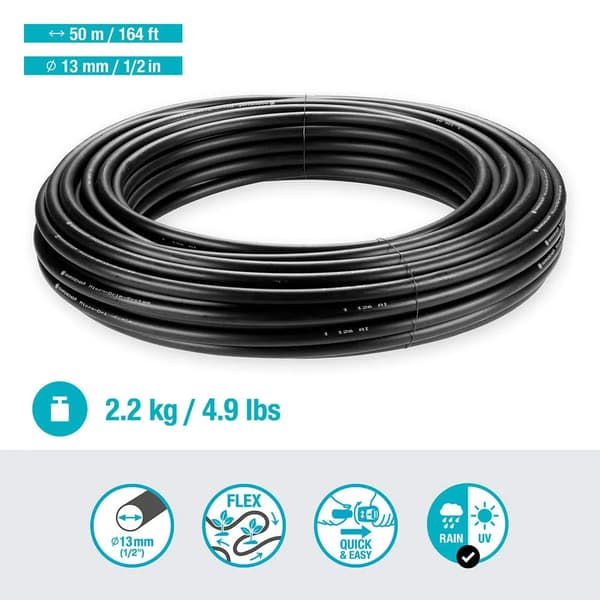 Gardena mikro-drip slange 50m 13mm