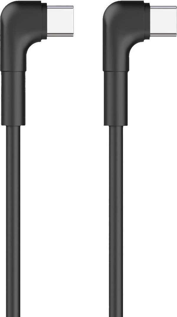 techonic mxuc-09 USB-C kabel 1m 60W svart