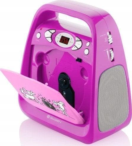 GoGen haut-parleur fun rose avec microphone inclus