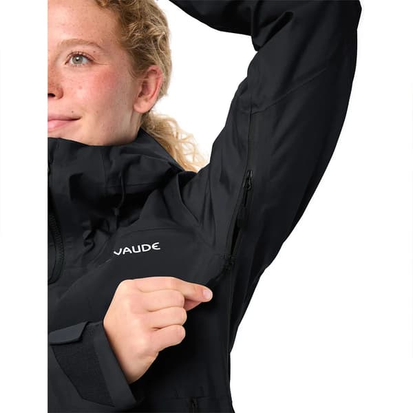 Vaude Croz Alpine Hardshell Takki Musta