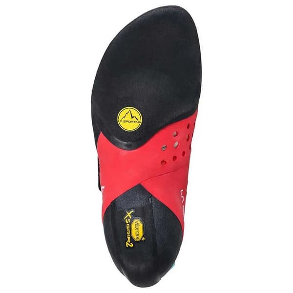 La Sportiva Solution Comp klätterskor Hibiscus/Malibu Blue