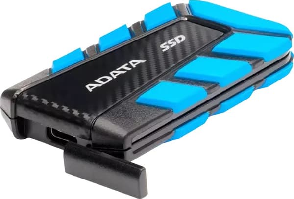 ADATA SD820 1TB USB-C 3.2 Gen 2 Extern SSD, Svart/Blå
