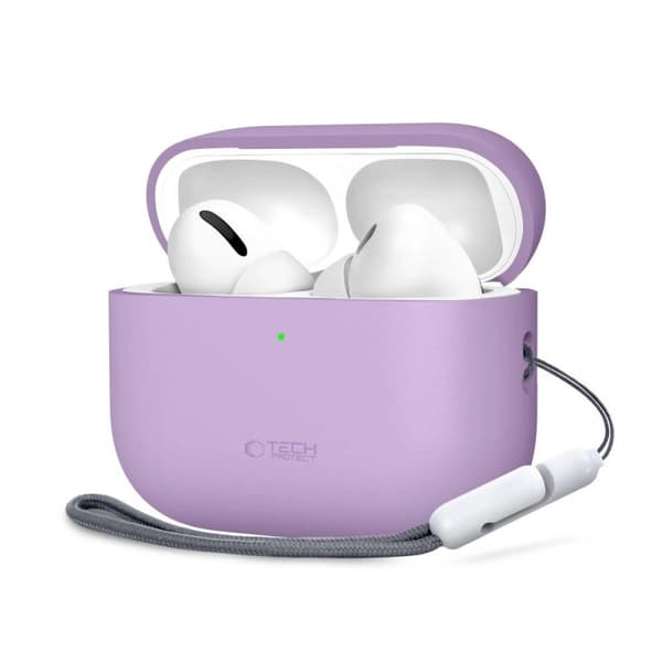 Tech-Protect silikoneetui AirPods Pro 3 lilla