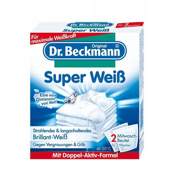 Dr. Beckmann Super Weiß bleksäckar 2 x 40g