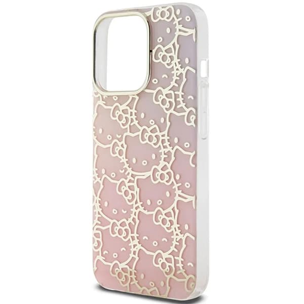 Sourcing iPhone 14 Pro Hello Kitty IML Gradient Electrop Crowded Kitty Head Case - Rosa