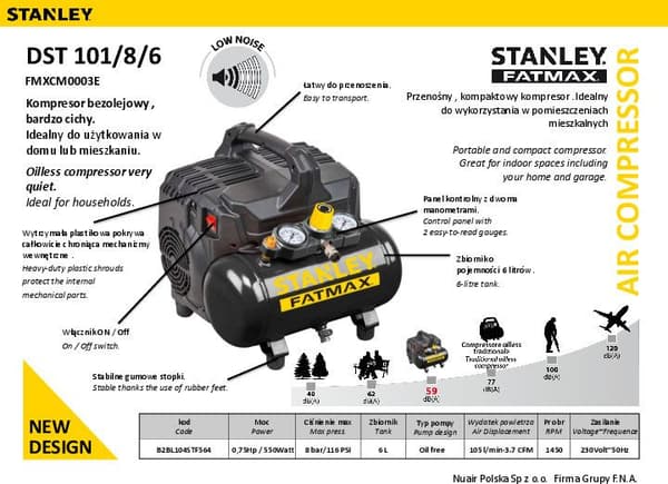 Stanley b2bl104stf564 svart 6L 8bar